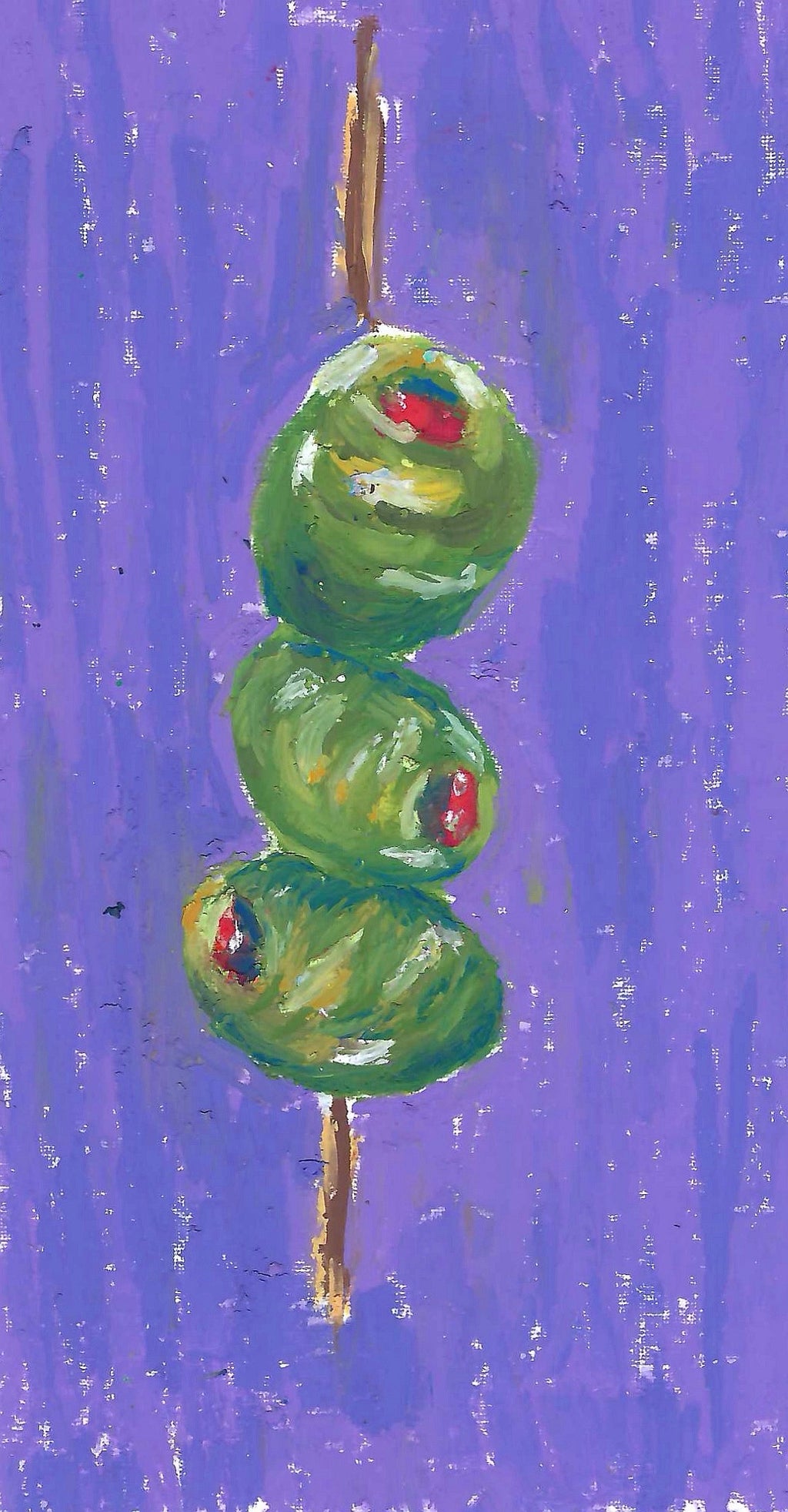 Game Night Trio | Martini, Olive Skewer & Billiard Balls Archival Print Set